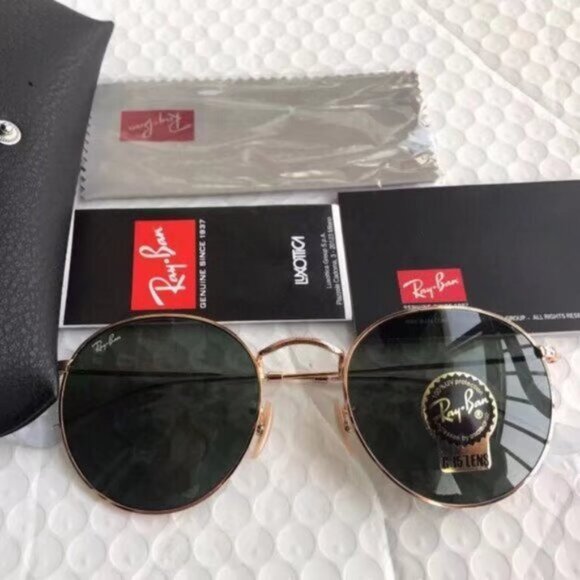 Authentic Ray-Ban Round Metal 3447 50 mm - Picture 1 of 5
